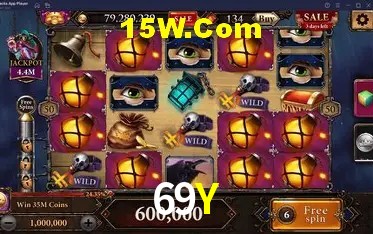 Tela de boas-vindas e lobby de jogos do aplicativo 69Y